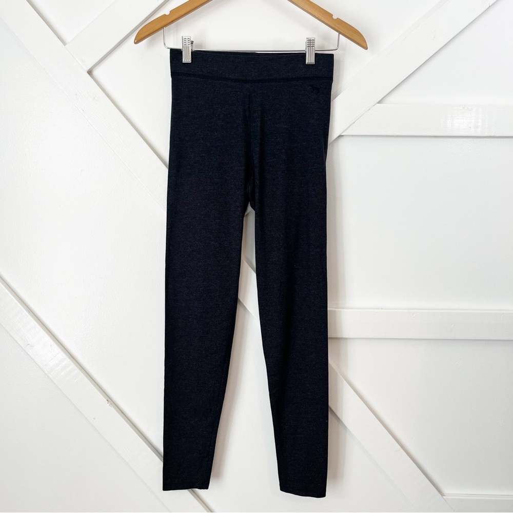 PINK by Victoria Secret Classic Leggings, Dark Heathered Gray in Small